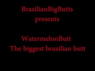 Rimorkio watermelonbutt the më i madh braziliane prapanicë <span class=duration>- 1 min 33 sec</span>