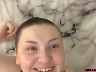 All Natural seductress movs Head Shave For First Time